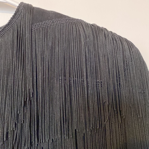 Vintage 90s Pia Rucci Suede blouse with fringe - Picture 10 of 12